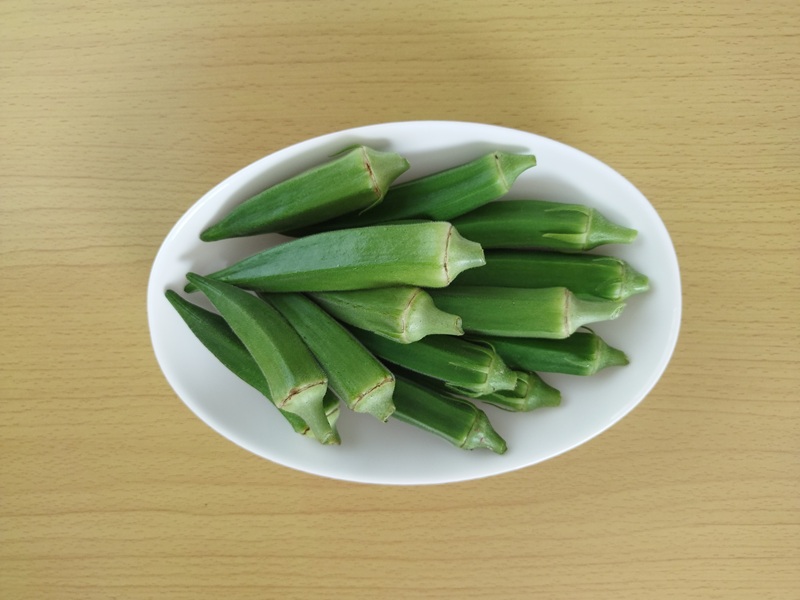 オクラ2日分の収穫量