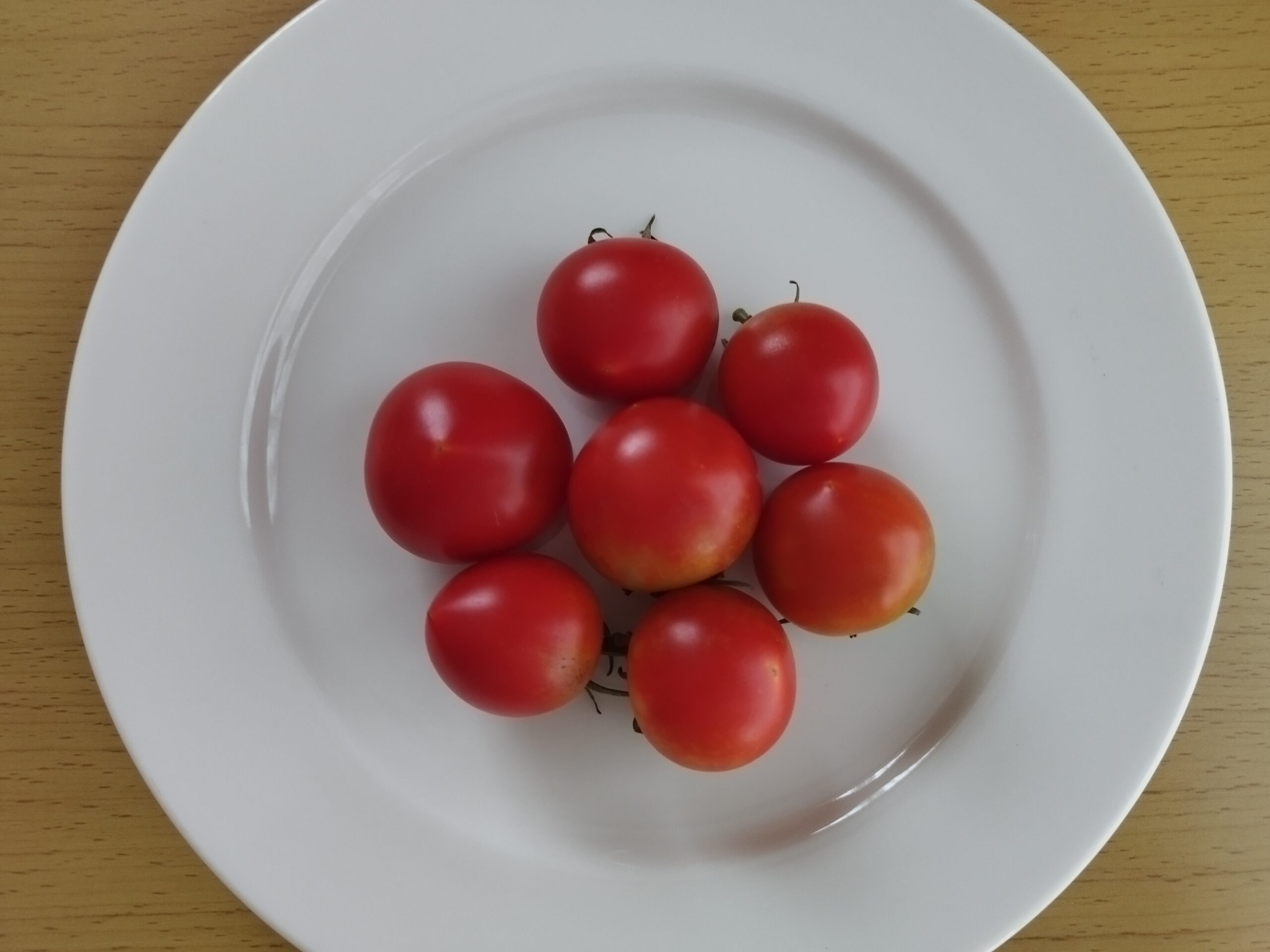 トマト外観が完熟した実